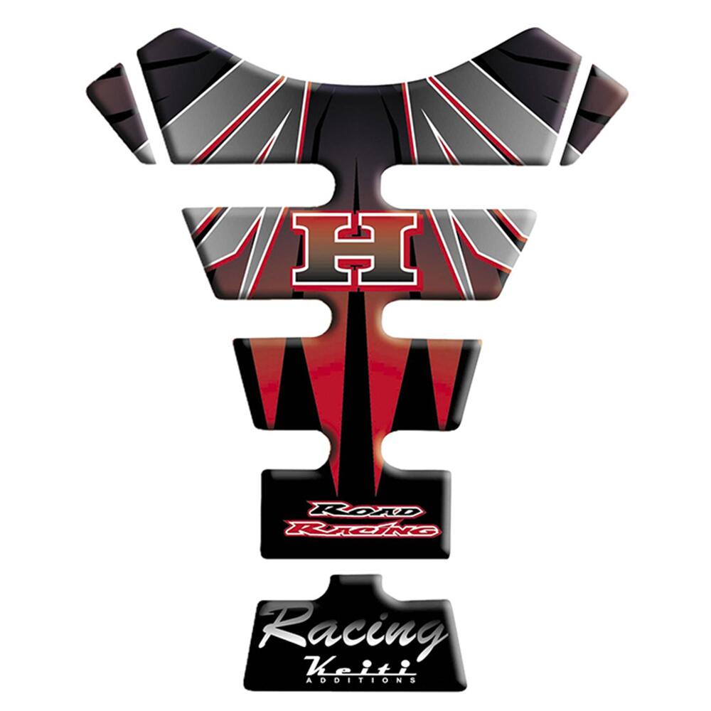 Keiti Tank Pad Honda H (Black With Red) Thd-204K [Black] Ns